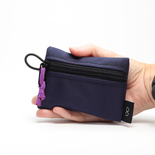 Tiny Pocket Pouch (#009) Navy/Black