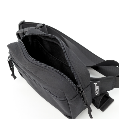 Waist Pack (Black/Black with Loop)