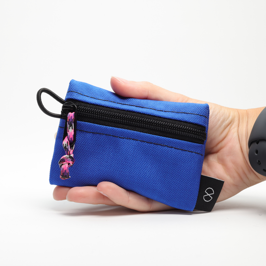 Tiny Pocket Pouch (#011) Royal Blue/Black