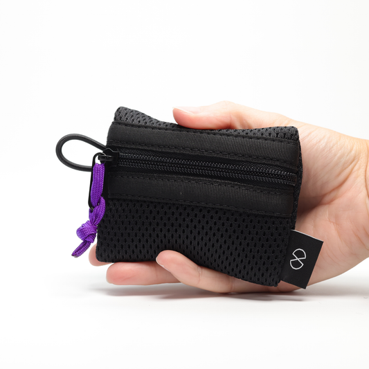 Tiny Pocket Pouch (#012) Black Mesh