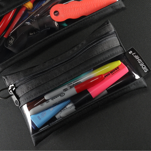 Clear Zip Pouch - Ranger x Black