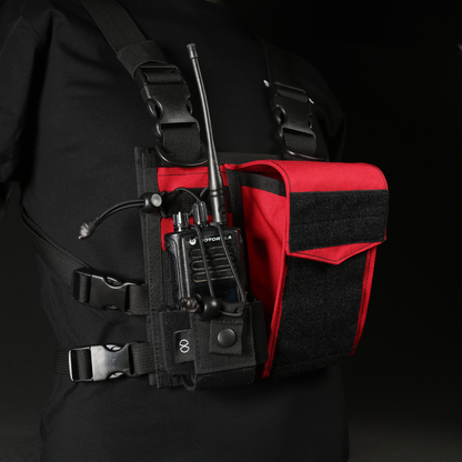Chest Rig Type 2 (Black/Red)