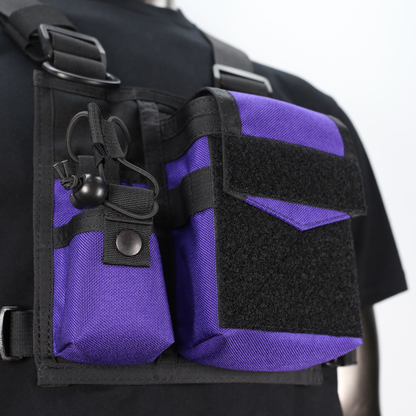 Chest Rig Type 4 (Black/Purple)