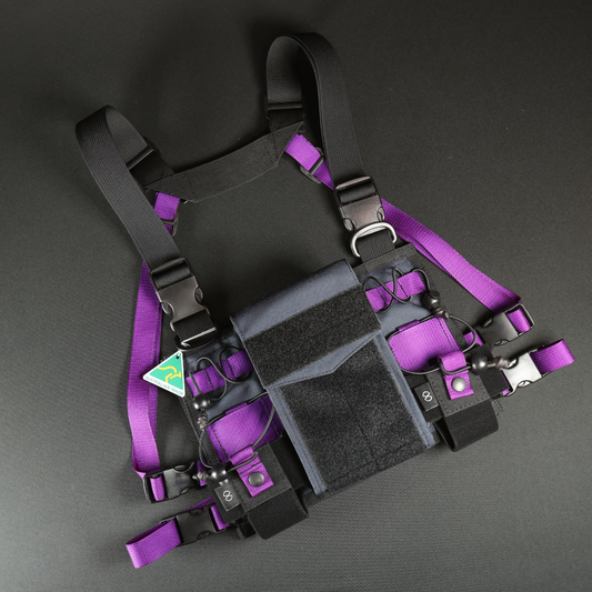 Chest Rig Type 3 (Black/Navy/Purple)