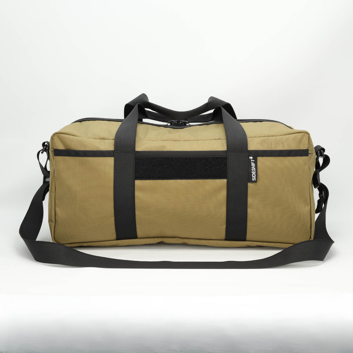 20L Essentials Duffel #006 (Black on Khaki)