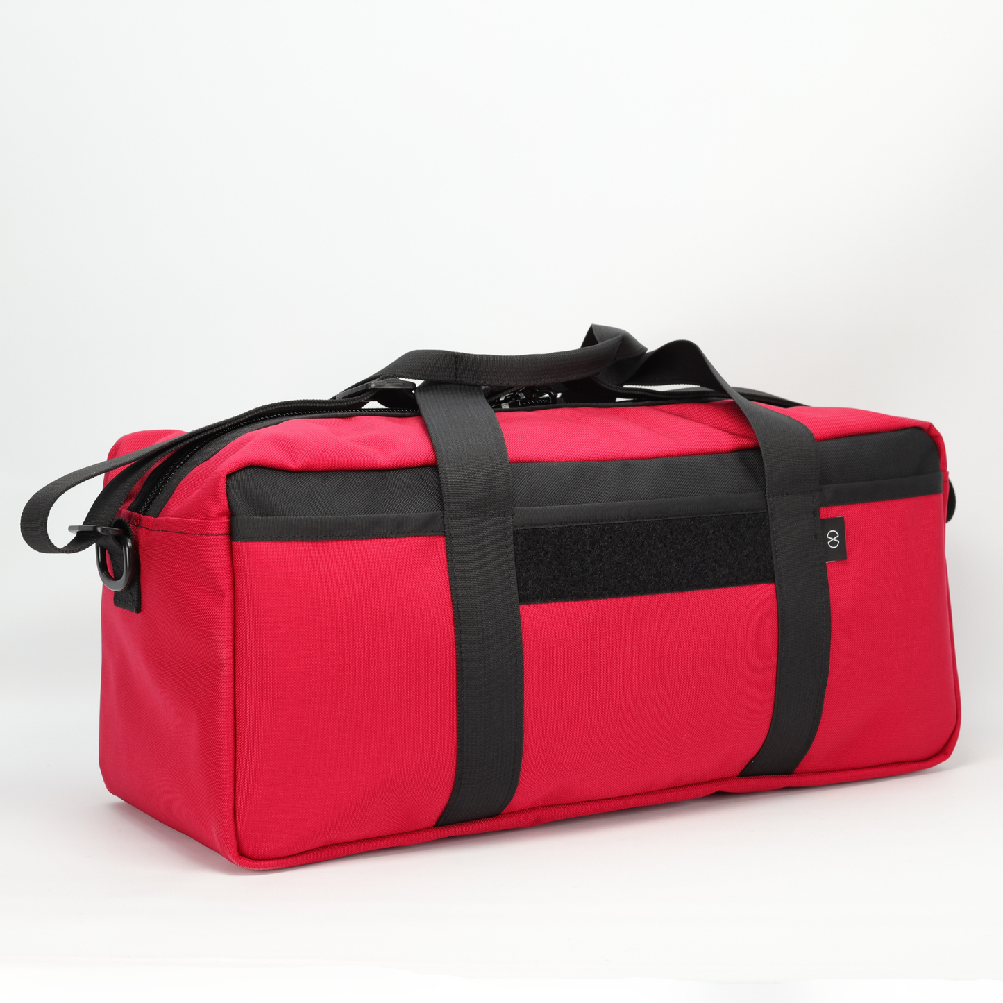 20L Essentials Duffel #007 (Black on Red)
