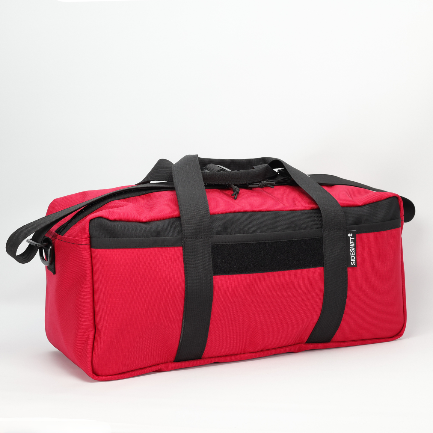 20L Essentials Duffel #007 (Black on Red)