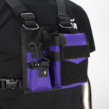 Chest Rig Type 4 (Black/Purple)