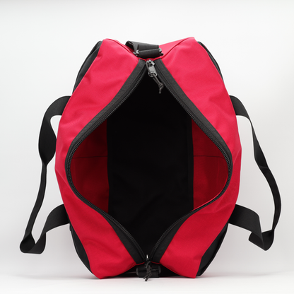 20L Essentials Duffel #007 (Black on Red)