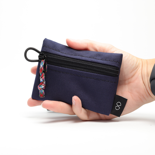 Tiny Pocket Pouch (#015) Navy/Black