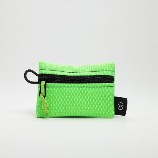 Tiny Pocket Pouch (#016) Flo Green/Black
