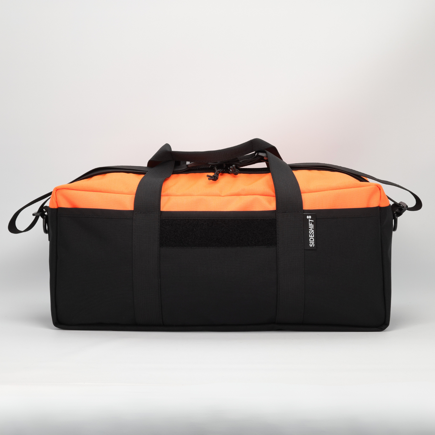 20L Essentials Duffel #008 (Flo Orange on Black)