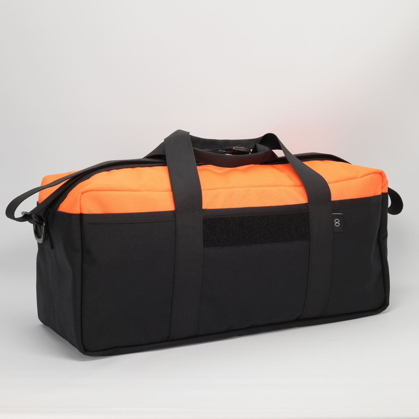 20L Essentials Duffel #008 (Flo Orange on Black)