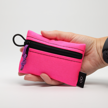Tiny Pocket Pouch (#017) Pink/Black