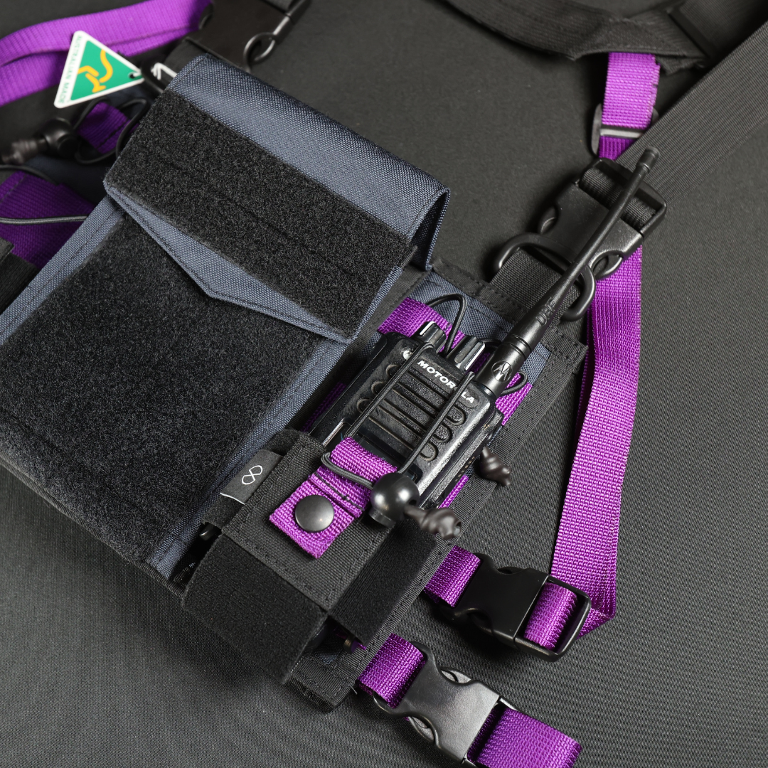 Chest Rig Type 3 (Black/Navy/Purple)