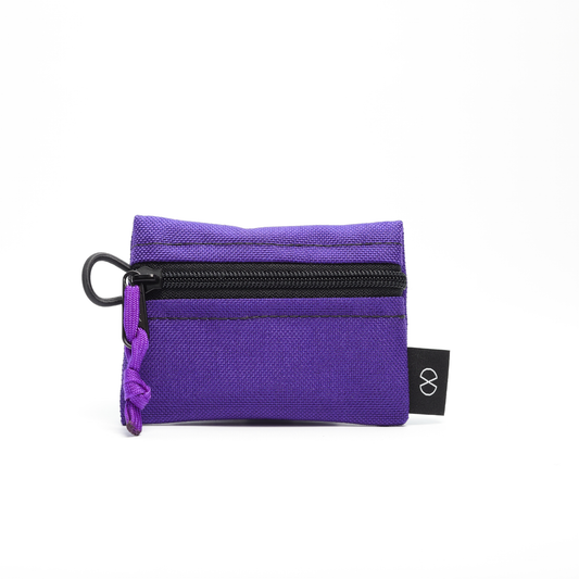 Tiny Pocket Pouch (#019) Purple/Flo Yellow