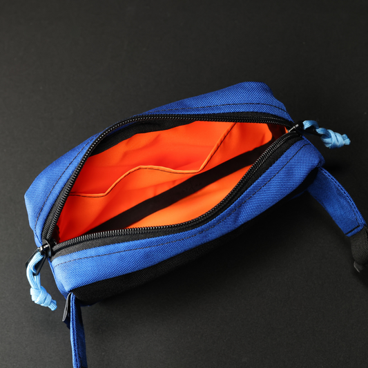 Waist Pack #021 (Royal Blue/Flo Orange)