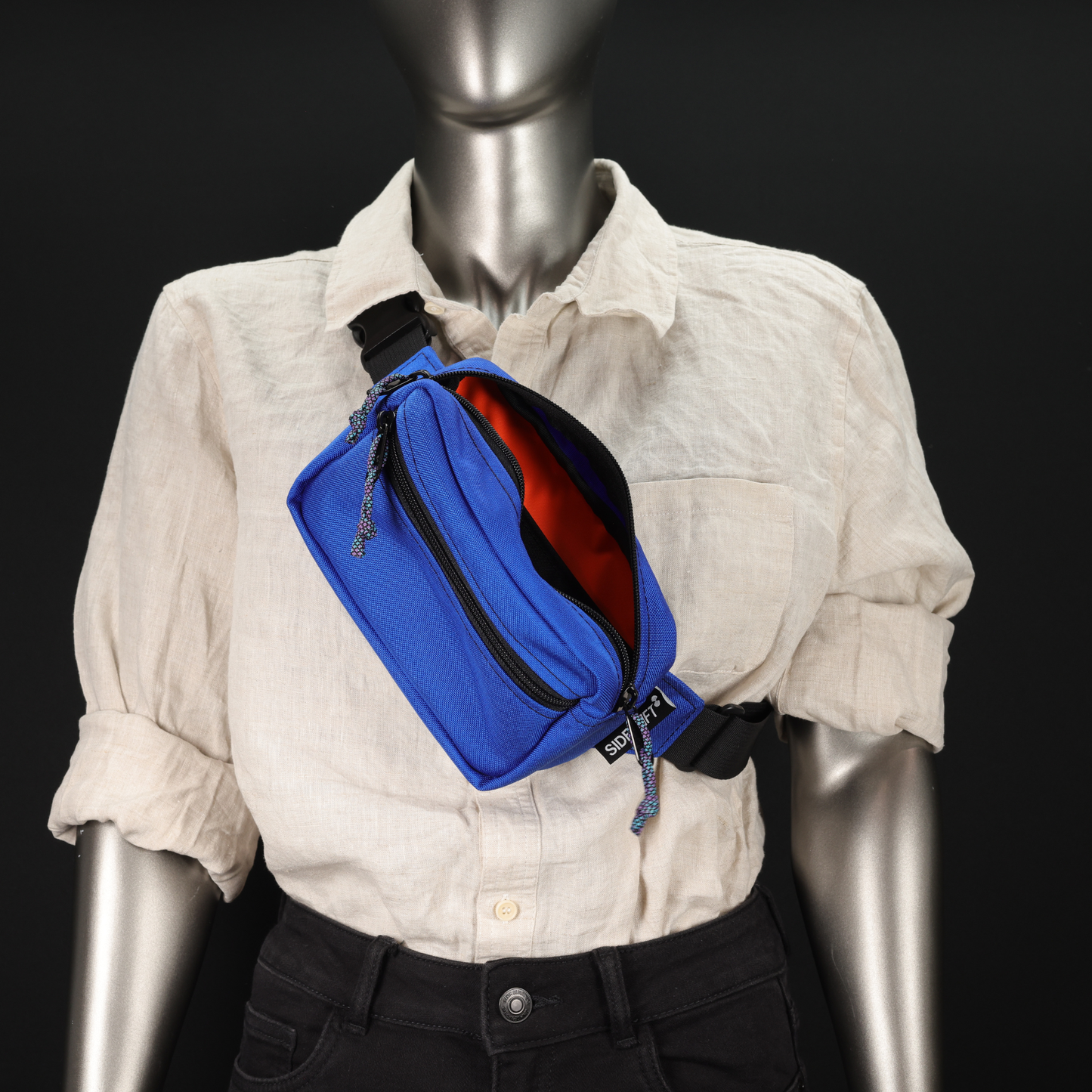 Waist Pack #018 (Royal Blue/Flo Orange)