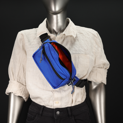 Waist Pack #018 (Royal Blue/Flo Orange)