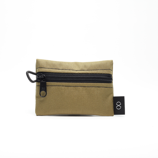 Tiny Pocket Pouch (#025) Khaki/Black