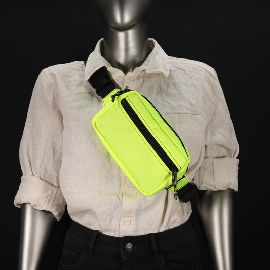 Waist Pack #019 (Flo Yellow/Black)