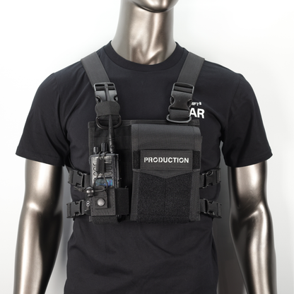 Chest Rig Type 2 (Black/Royal Blue)