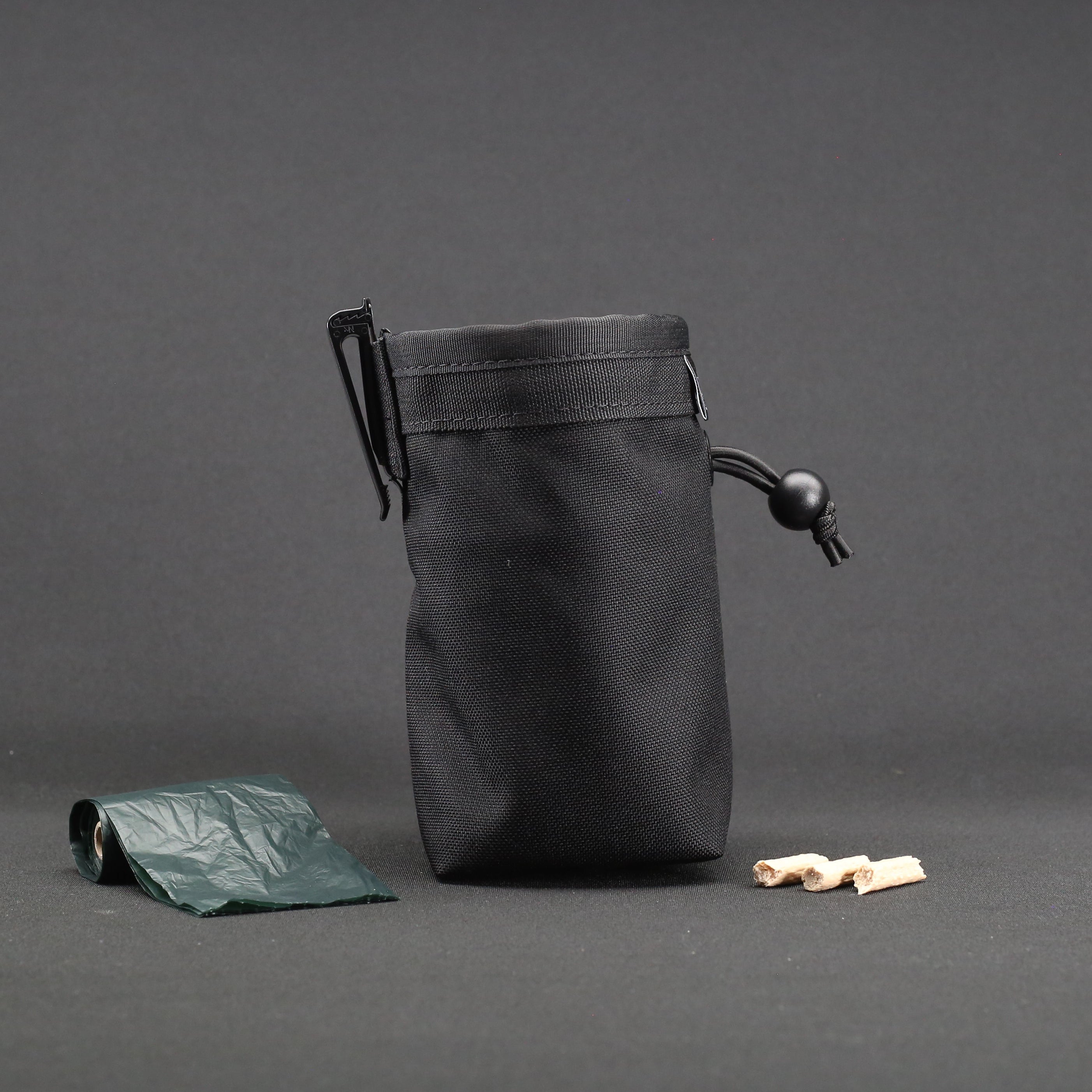 Dog Treat Pouch in Jet Black