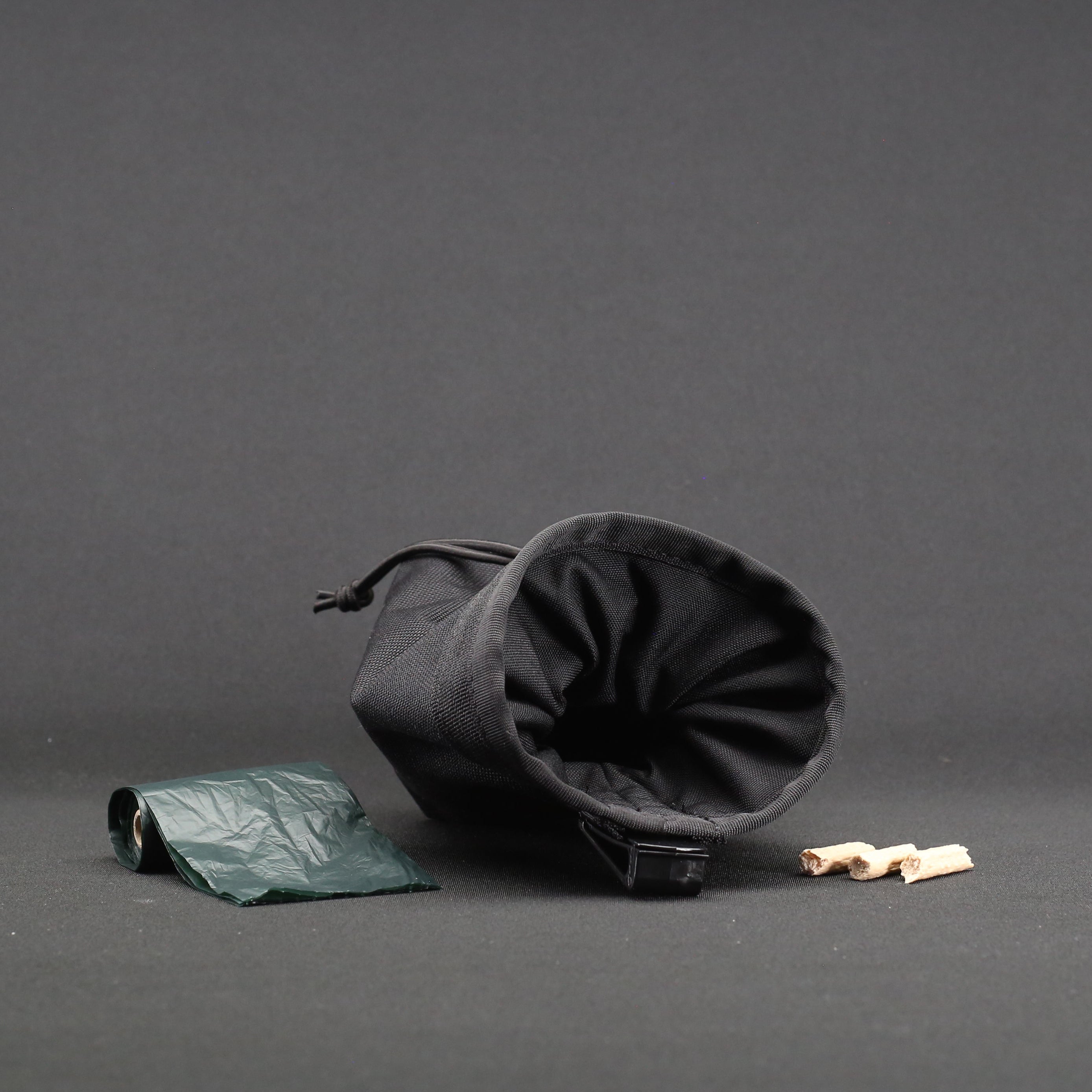 Dog Treat Pouch in Jet Black