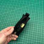 Very Tiny Pocket Rocket in 500D Black with locking zip