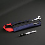 Grab Pouch in Navy/Red