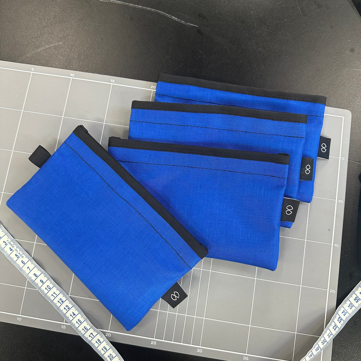 Flat Organiser Pouch Royal Blue