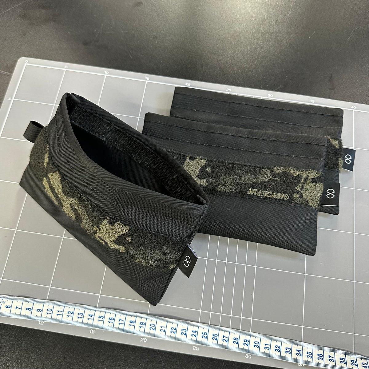Flat Organiser Pouch Black MCB Loop