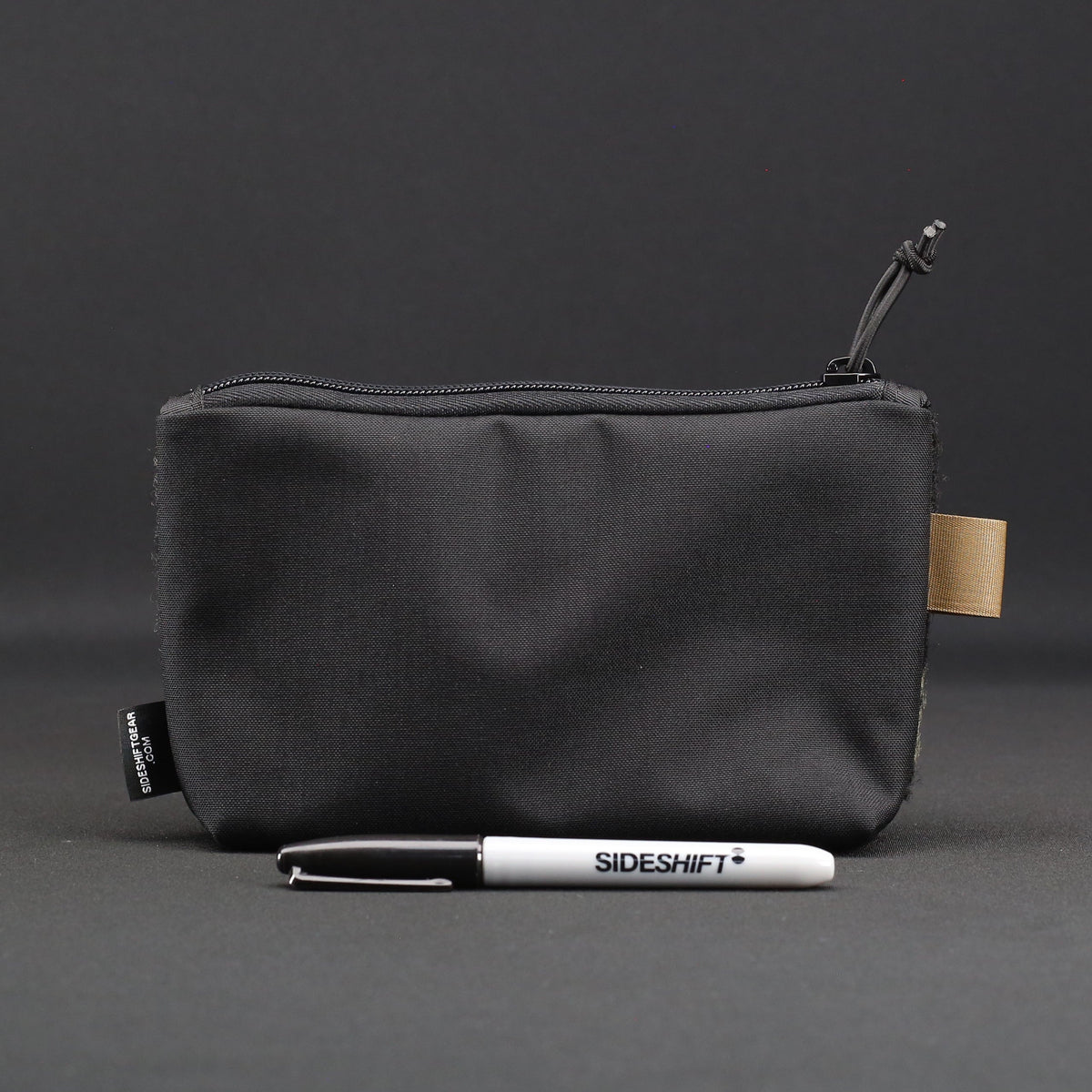 Stash Pouch in Black x MCB x Khaki