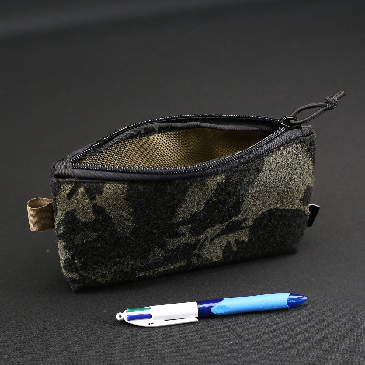 Stash Pouch in Black x MCB x Khaki