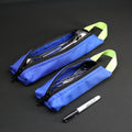 Grab Pouch in Royal Blue x Green