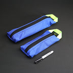 Grab Pouch in Royal Blue x Green