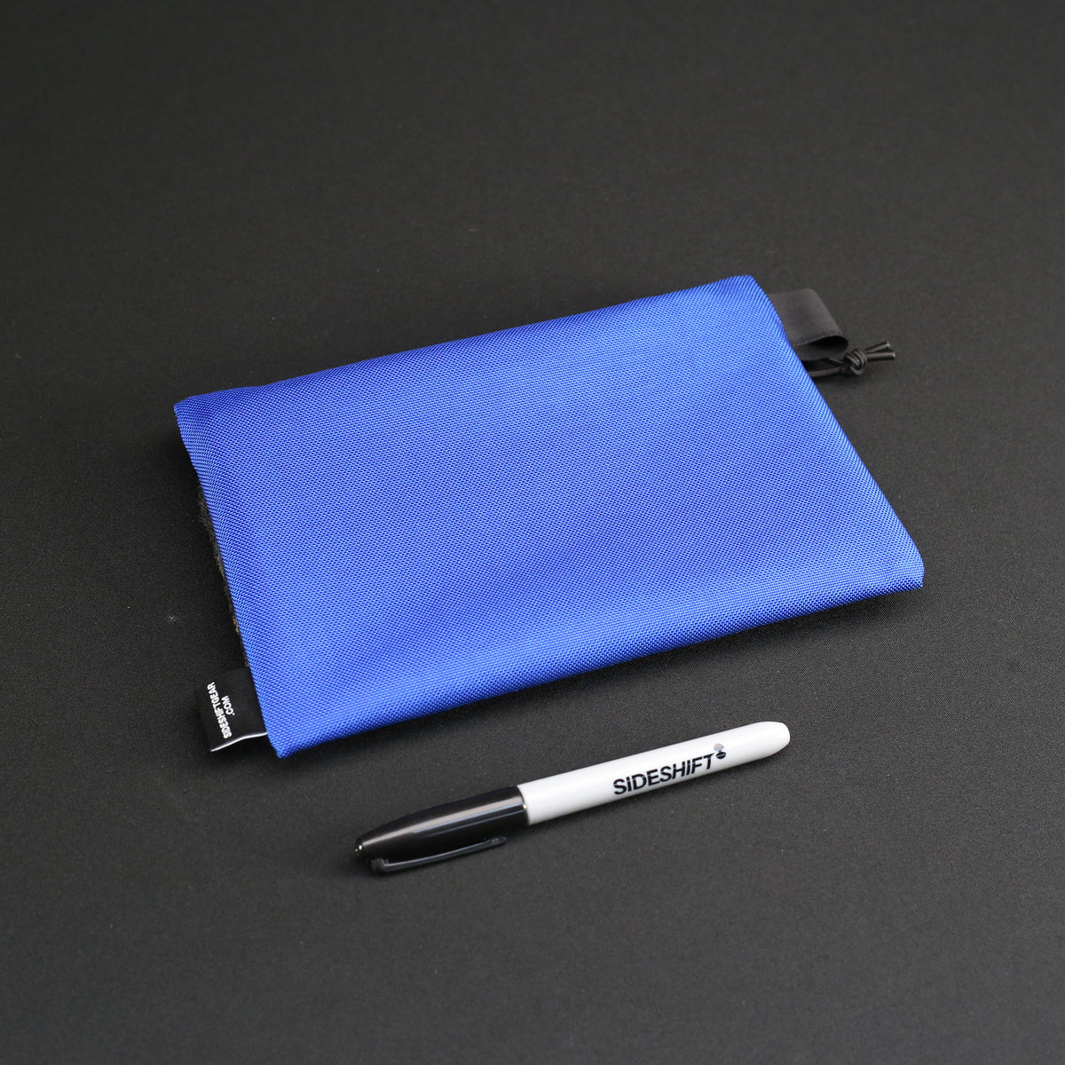 Flat Zip Pouch in Royal Blue x MCB