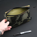 Flat Zip Pouch in Auscam x MCB