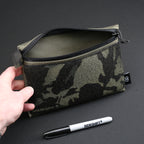 Flat Zip Pouch in Ranger x MCB