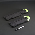 Grab Pouch in Black x Green
