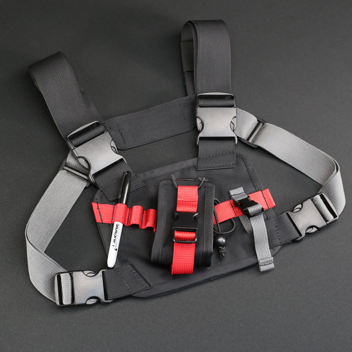 Chest Rig - Type 7 Special in Black x Red