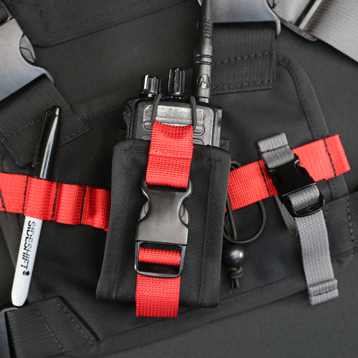 Chest Rig - Type 7 Special in Black x Red