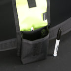 Belt Utility Pouch in Black x Fluro Yellow