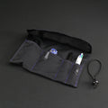 Small Tri-Fold Tool Roll in Black x Purple