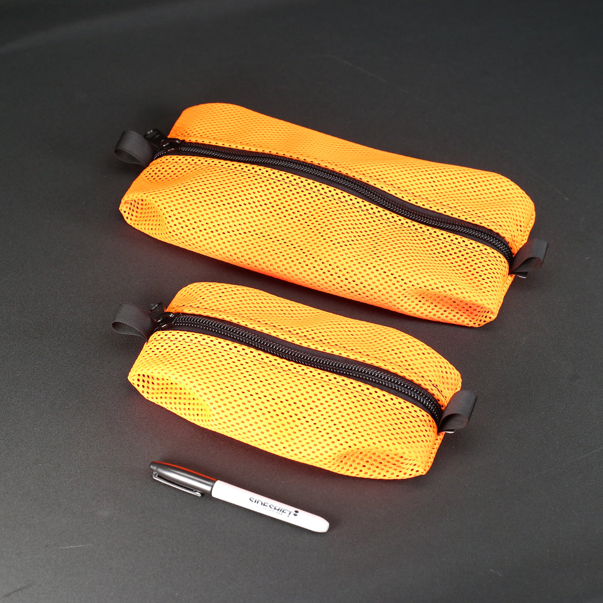 Mesh Packing Cell in Fluro Orange