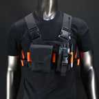 Chest Rig - Type 8 in Black x Orange Special