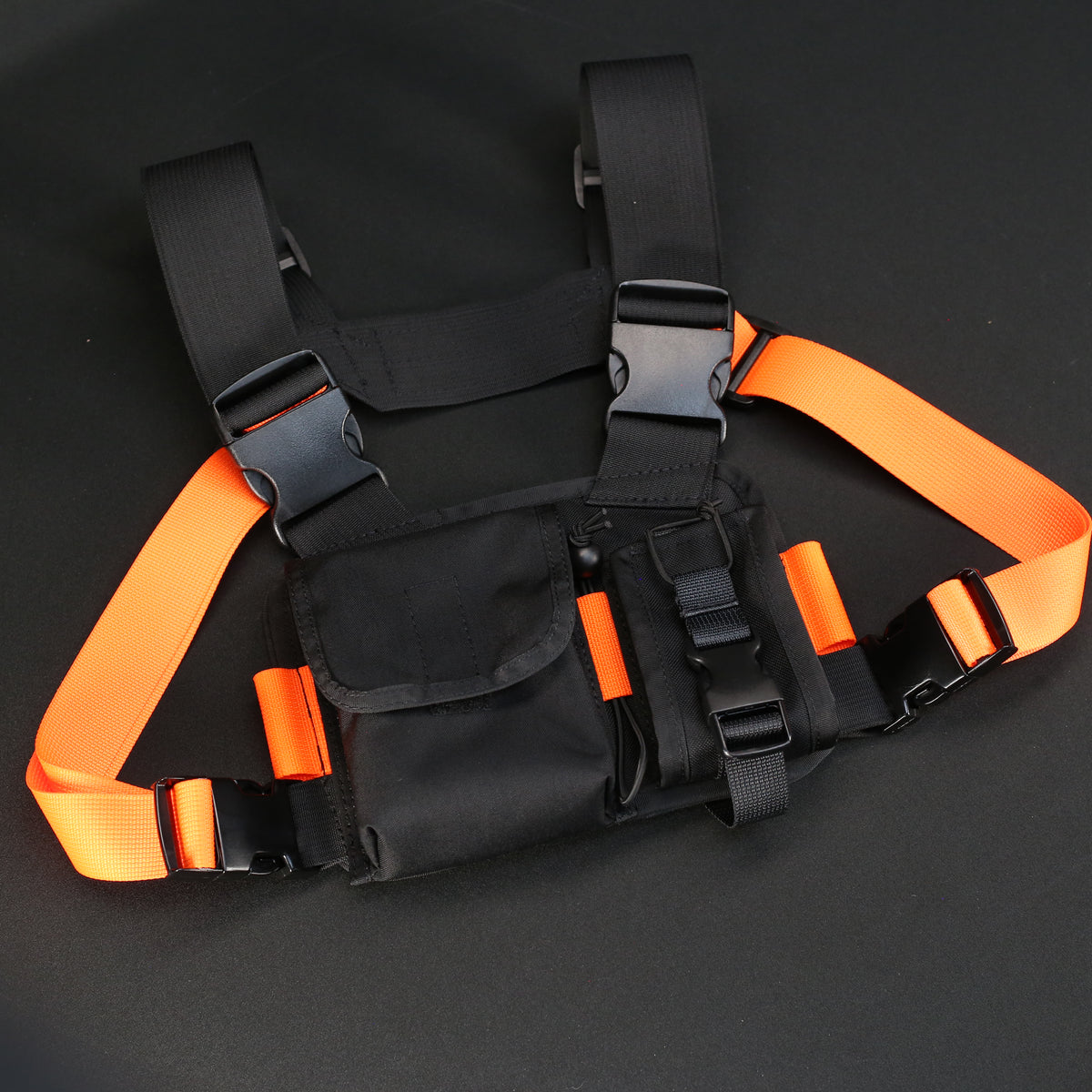 Chest Rig - Type 8 in Black x Orange Special