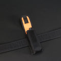 Belt Pouch Small in Black x Orange