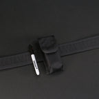 Belt Pouch Small in Black x Orange