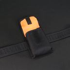 Belt Pouch Large in Black x Orange